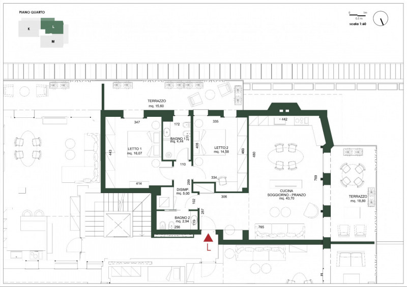 appartamento in vendita a Cesena in zona Centro Storico