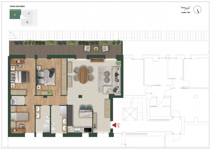 appartamento in vendita a Cesena in zona Centro Storico
