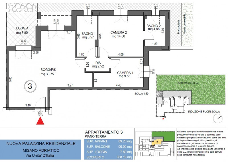 appartamento in vendita a Misano Adriatico