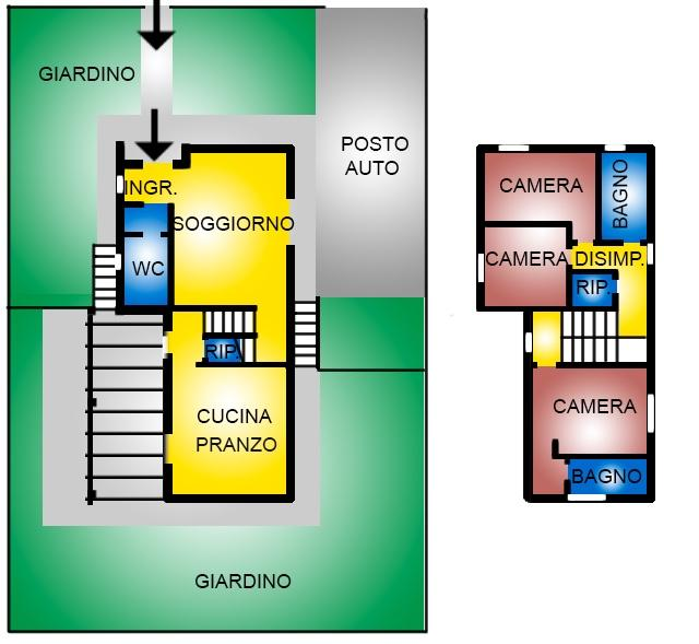 casa indipendente in vendita a Santa Maria a Monte in zona Montecalvoli