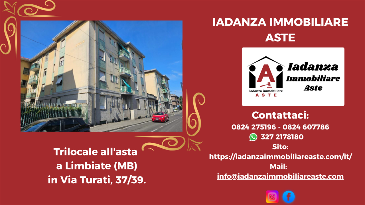 appartamento in vendita a Limbiate in zona Mombello